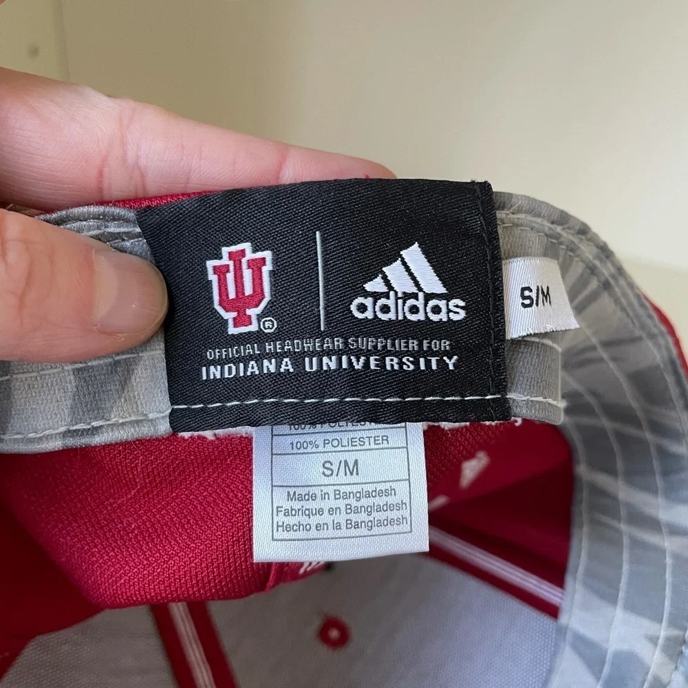 Adidas Indiana University IU Fitmax 70 Hat in Red